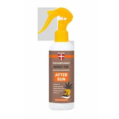 CannaProtect – Huile Corps Après-Soleil au Chanvre, 150 ml Palacio