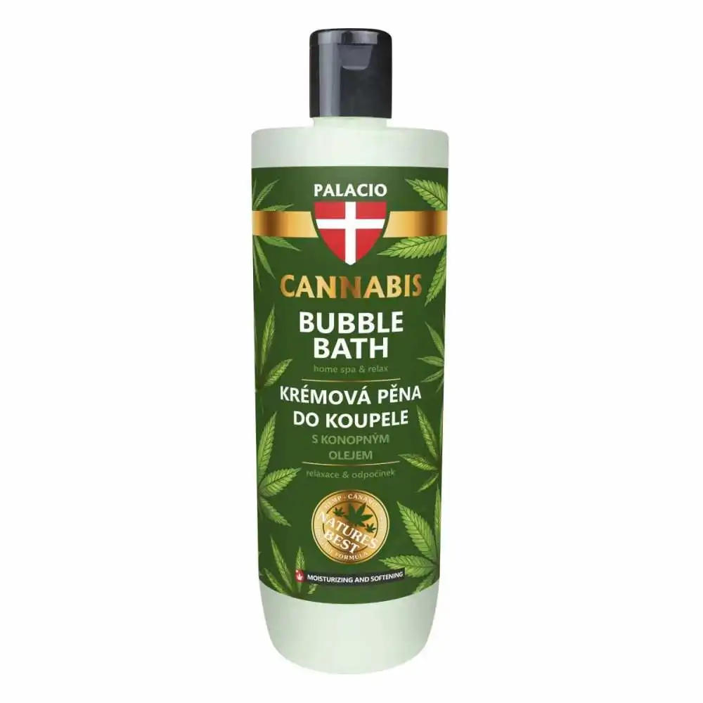 Bain Moussant au Chanvre Cannabis - Détente & Soin, 500 ml Palacio