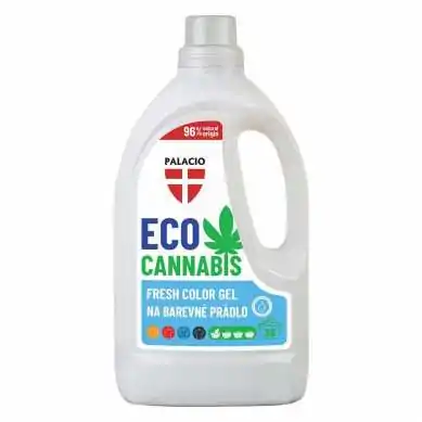 EcoCannabis - Gel lessive chanvre couleurs & linge foncé, 1,5L Palacio
