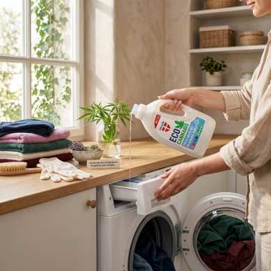 EcoCannabis - Gel lessive chanvre couleurs & linge foncé, 1,5L Palacio