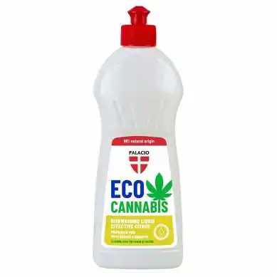 Liquide vaisselle écologique EcoCannabis au chanvre, 500 ml Palacio