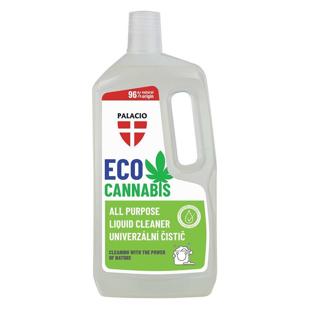 EcoCannabis – Nettoyant Multi-Usages au Chanvre, 1000 ml Palacio