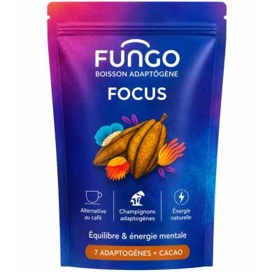 Boisson Adaptogène FOCUS 240g | FUNGO, NOVALOA