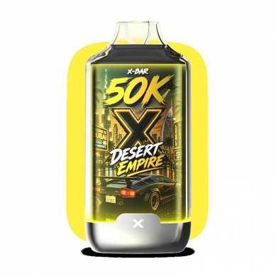 Kit X-BAR 50K Ice City Desert Empire + 3 e-liquides 10 ml