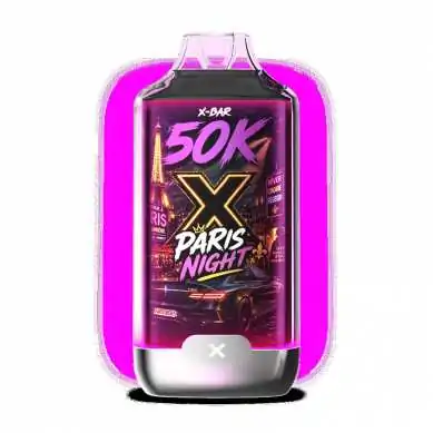 Kit Paris Night 50K Ice City X-BAR + 3 e-liquides 10 ml