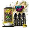 Kit X-BAR 50K Ice City Rio Heat + 3 e-liquides Triple Mango