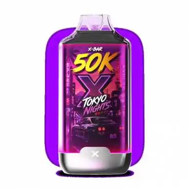 Kit X-BAR 50K Ice City Tokyo Nights + 3 e-liquides 10 ml
