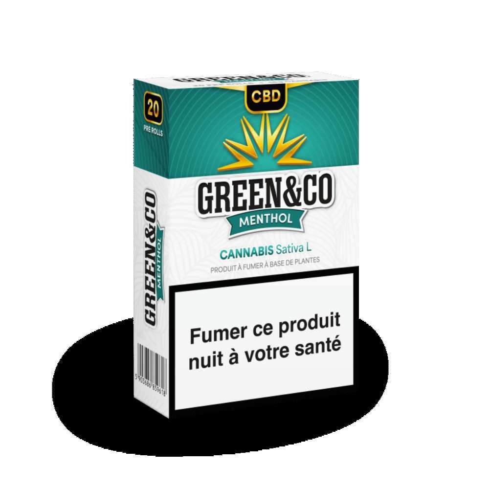 Cigarette CBD Menthol Green&Co