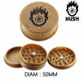 Grinder en chanvre 50 mm Kush Bong Organic Marron