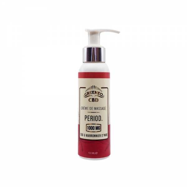 Crème de massage CBD period...