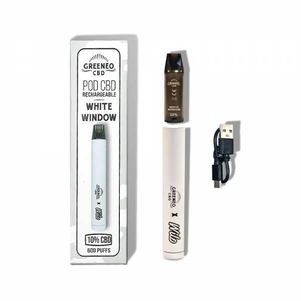 Vape pen CBD 10% White...
