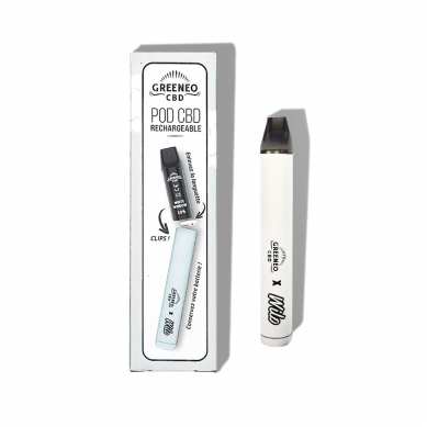 Vape pen CBD 10% White Window | GREENEO