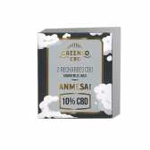 Cartouche e-liquide CBD 10% Anmesai - 2 pcs | GREENEO